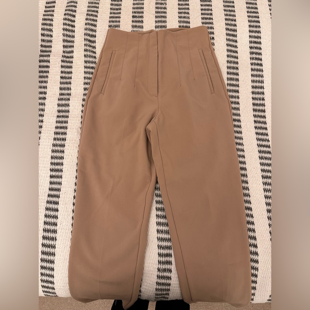 Zara beige dress pants